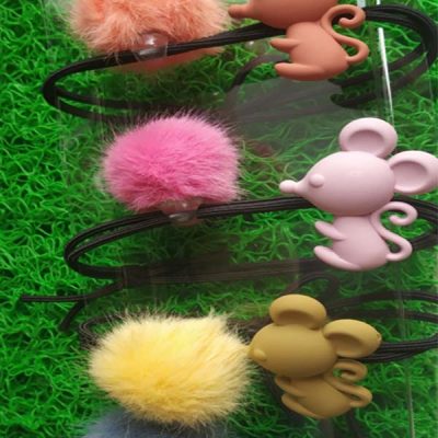 Trendilook Mouse with Fur Rubberband