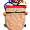 Trendilook Handmade Cream Sling Bag for Ladies and Girls